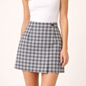 Vintage Plaid Skirt